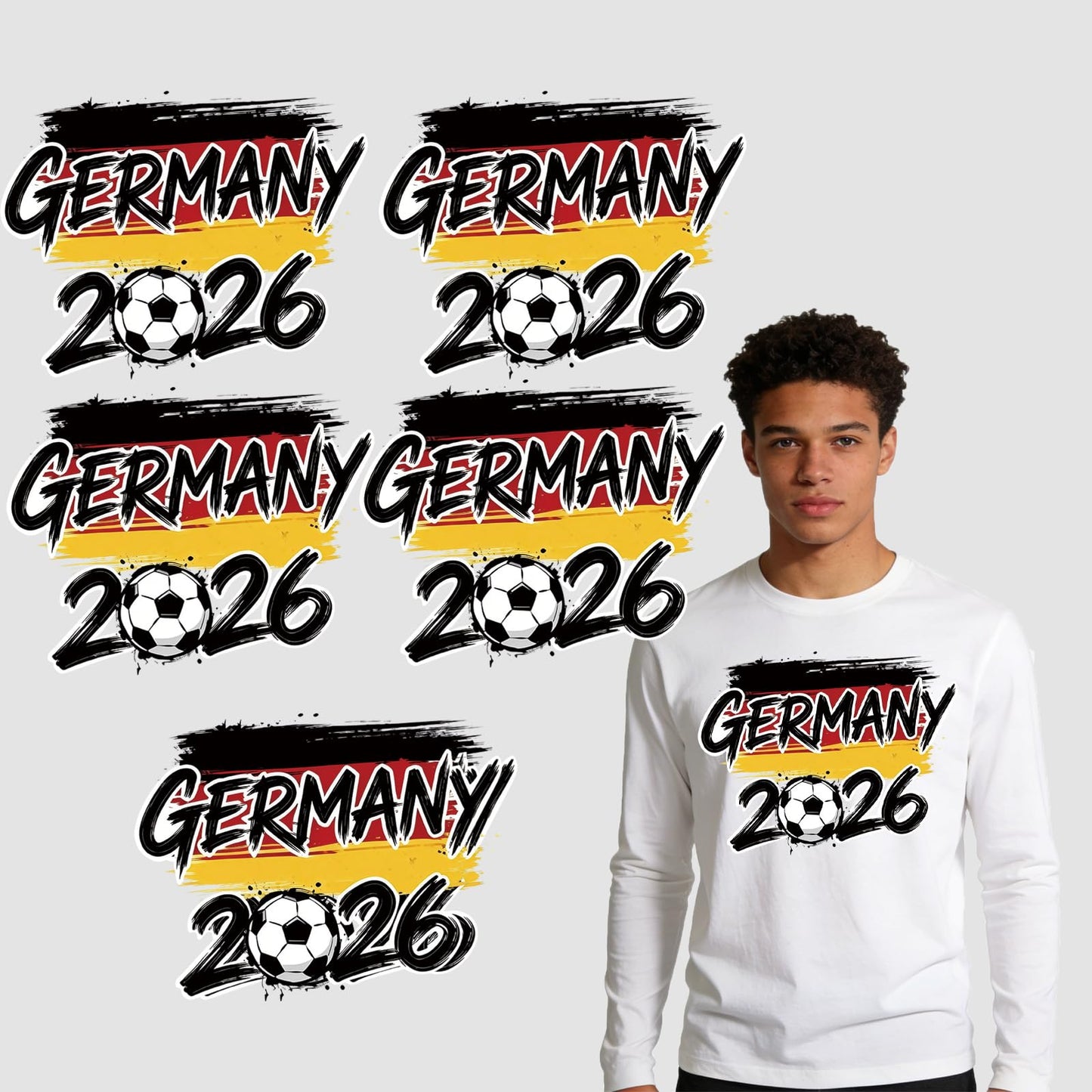 Soccer Iron-on Patches for T-Shirts America's 250th Anniversary Red White Blue Vintage Style 8in & 7.8in Iron-On Sew-On with Eagle Statue Liberty US Flag 1776-2026 Designs for Jackets Jeans DIY 10 Pcs