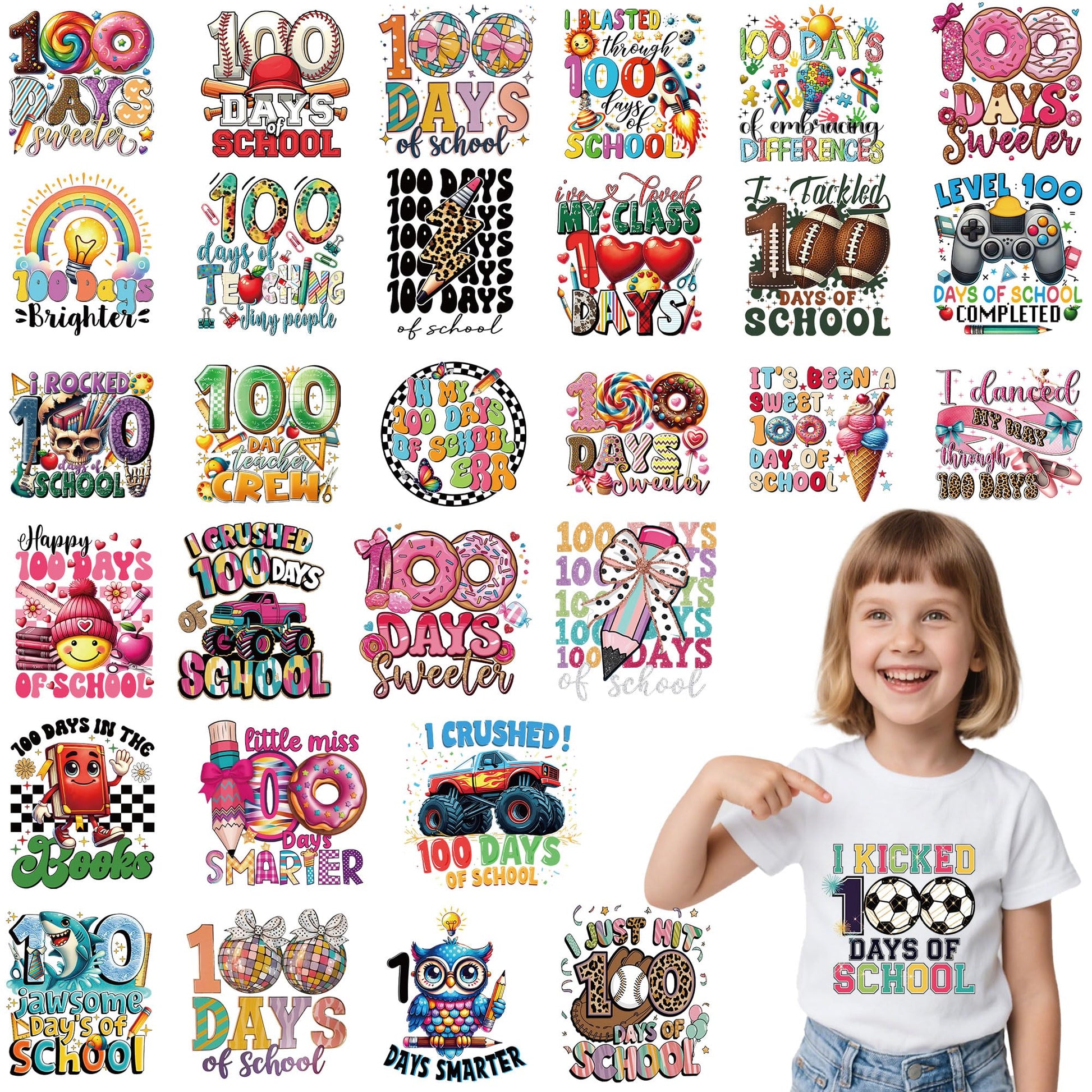 30 Sheets Senior 2026 Iron on Transfers for T-Shirts, Class of 2026 Graduation DTF Transfers Ready to Press Heat Transfers Vinyl, Iron on Patches for Clothes Bag Pillow Covers DIY Crafts