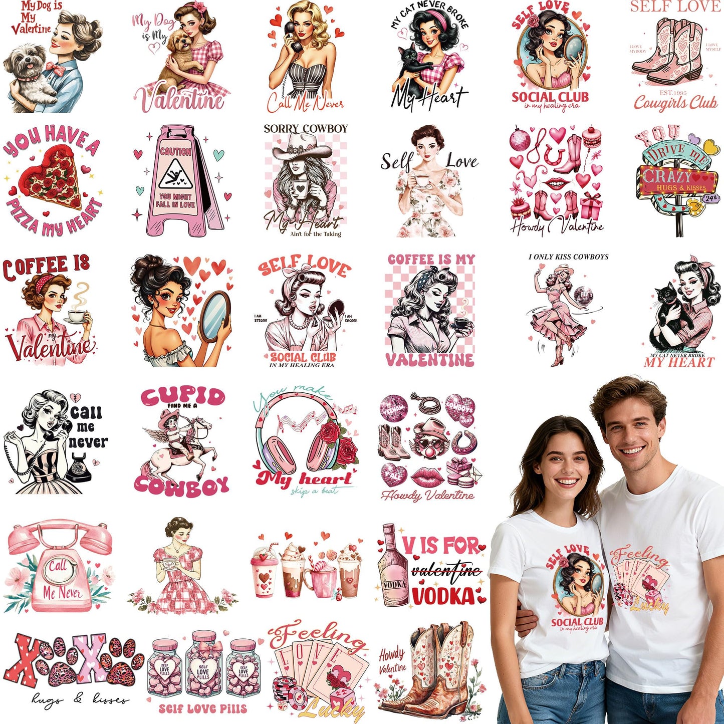 30 Sheets Senior 2026 Iron on Transfers for T-Shirts, Class of 2026 Graduation DTF Transfers Ready to Press Heat Transfers Vinyl, Iron on Patches for Clothes Bag Pillow Covers DIY Crafts